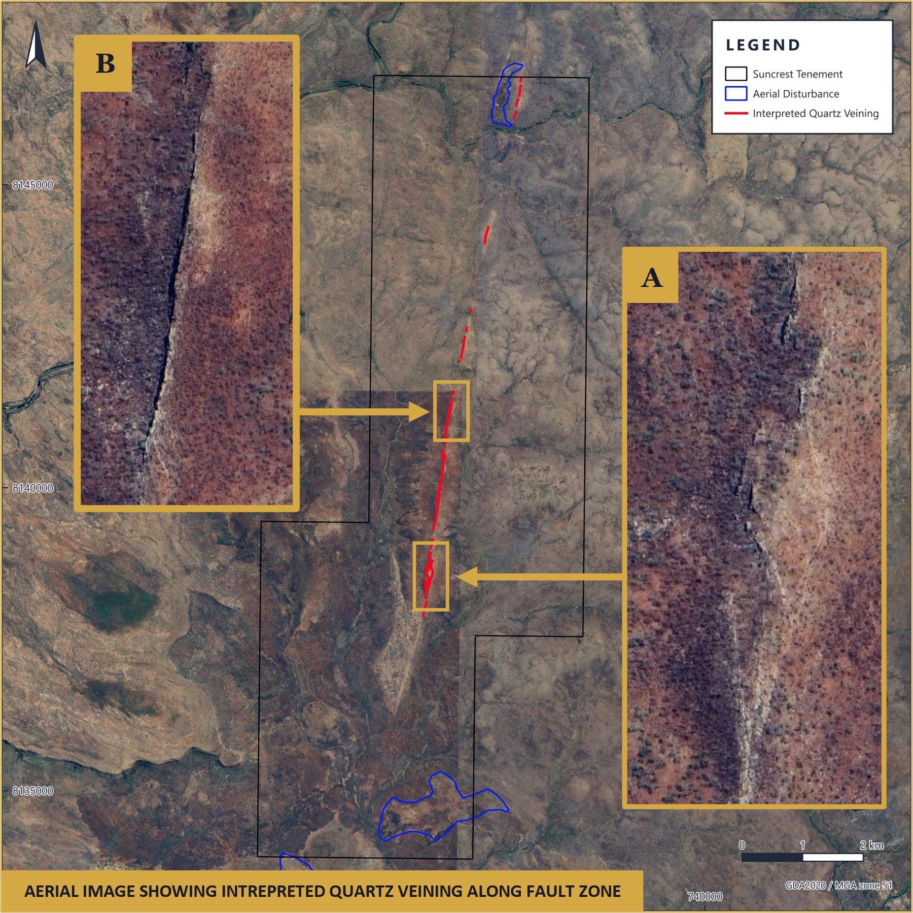 Kimberley King Project map